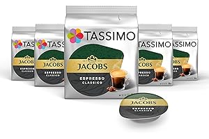 ‎TASSIMO Tassimo Kapseln Jacobs Espresso Classico, 5 x 16 Pads, 80 Kaffeekapseln