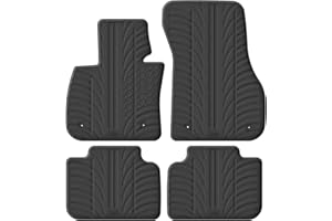 ‎GLEDRING Satz Gummimatten kompatibel mit BMW X1 F48 2015-2022 inkl. Hybrid (T Profil 4-teilig + Montage-clips)