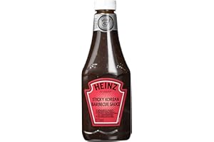 ‎HEINZ Heinz Sticky Korean Barbecue Sauce – Barbecue Sauce nach asiatischer Art in Kopfsteherflasche – 1 x 875 ml