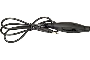 KRK KNS In-Line Volume Control Cable for KNS 6400 and 8400 Headphones Black 28 in.