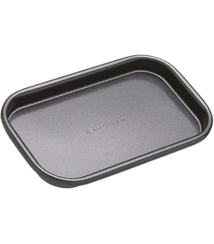 2 Teglie Da Forno In Acciaio Inox 22.7x14.7 Cm - Antiaderenti Per Pane, Pizza, Biscotti - Lavabili In Lavastoviglie