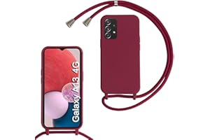 MBSLFY Silikon Handykette für Samsung Galaxy S24 Hülle mit Band,Verstellbarer Halskette Handyhülle,Necklace Hülle mit Band, Handyhülle für zum Umhängen,Case mit Schnur,Rot