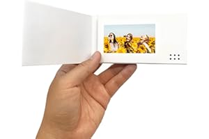 TALKING PRINT 3" Video Card, A6 Soft Back, Upload Your Own, HD Screen, 512mb memory (over 30 mins run time). Fantastic gift!