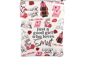 BAUNA Couverture de livre Smut Slut Cadeau Smutty Just A Girl Who Loves Smut Livre Couverture Spicy Lover Booktok Merch Cadeau littéraire Dirty Read Cadeau (Smut Girl)