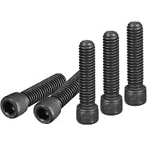 QUARKZMAN 1/4-28 Esagonale Dadi Carbonio Acciaio Grado 8.8 Ossido Nero Esagono Dado per Vite Bullone 20pz
