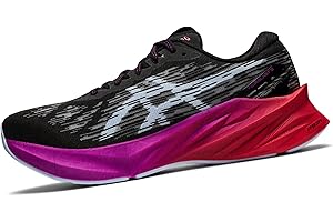 ASICS Novablast 3 Scarpa Running da Strada per Donna Nero Rosa Rosso EU