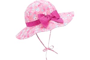 Durio Sonnenhut Baby Mädchen Jungen Kinder Sonnenschutz UPF 50 Sommer Kinderhut Fischerhut mit Breite Krempe