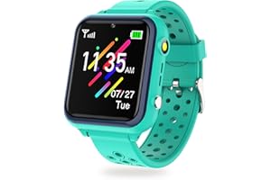 Jwatch Kids Smart Watch Phone Sos with 10 Stories 16 Puzzle Games Stopwatch Alarm Clock Kids Watches Toys for 6 7 8 9 10 11 12 Boys Girls Gift for Birthday Christmas （Green）…