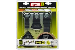 Ryobi Zestaw Akcesoriów RAK05MT do Narzędzia Wielofunkcyjnego, 5 Elementów