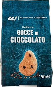Unes Biscotti Frollini con Gocce di Cioccolato 500g