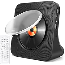 Leapwell Draagbare CD Speler Met Bluetooth En Luidsprekers - Retro Wit Design Met FM Radio En Oplaadbare Batterij