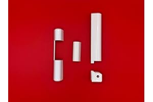 FTF - FENSTERTECHNIK Aubi Siegenia A300 Kappenset Abdeckkappen weiß links/Rechts LK005 LK006 EK001 EK211 (1er Set DIN links)