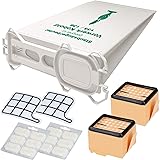 McFilter | Set di accessori 28 pezzi adatto all'aspirapolvere Vorwerk Folletto VK 135 VK 136 SC 12 sacchetti+12 bastoncini pr