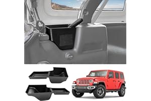 Utiiy Radkasten-Aufbewahrungsbehälter für Jeep Wrangler JL JLU 4XE 2018–2023, Cargo-Organizer, Kofferraum, seitliche Aufbewahrungsbox für Wrangler JL 4-Türer-Zubehör (links + rechts, nicht passend für