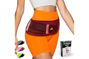 Beckengurt Damen & Herren - Iliosakralgürtel für Schwangerschaft Symphyse - Hüftbandage für Ischias, Rücken, Hüften & Beine Schmerzen - Rückenbandage Neopren, Verstellbar, Atmungsaktiv