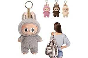 Huiyuenuo Labubu Keychain, Labubu Peluche, Pupazzi Labubu, Labubu Plush Doll, Labubu Monster Keychain, Labubu Plush Toy, Labubu Surprise Box, Gift for Kids, Boys and Girls