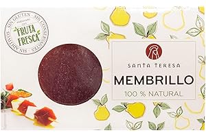SANTA TERESA Dulce de Membrillo, Spanish Quince Jelly, 100% Natural Gluten Free Cheese Board Quince Paste Pack of 2 x 150g