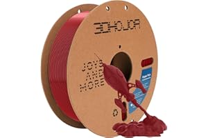 3DHOJOR 3D Printing Filament High Speed PLA 300mm/s Cardboard Spool 1kg (2.2lbs),Dimensional Accuracy +/- 0.03 mm Fit Most 3D FDM Printer-Fire Engine Red