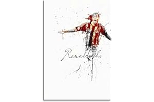 Ronaldinho-iii_90 x 60 cm motif star billigerLuxus toile art peinture sur toile avec motif original paul sinus art unique