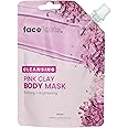 Face Facts Body Mud Mask | Cleansing Pink Clay | Purifying + Brightening | Resealable Pouch | 200ml