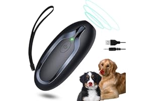 BUBBACARE Antibell Gerät Ultraschall, Klein & Tragbar Anti Bell Gerät Hunde, Handheld Hundeschreck Ultraschall Trainingsgerät mit 5m Reichweite, Sichere Mini Antibell für Kleine Große Hunde Außenbereich