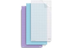 NICAPA Schneidematte für Silhouette Cameo 4/3/2/1 Verschiedene Griffe 3pack, 12"x24" klebriges flexibles rutschfeste Ersatzzubehör Matten für Silhouette Came