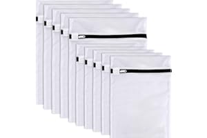 10 Stück Wäschenetze, Cozyswan Wäschesack Wäschetasche Set Waschbeutel für Wäsche mit Reißverschluss für BH, Unterwäsche, Socken, Strumpfhosen, Babysachen (30 * 40CM / 40 * 50CM)