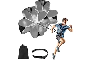 Newthinking Sprint Chute Parachute d'entraînement de vitesse avec sangle réglable pour jeunes et adultes