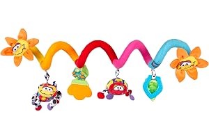 Playgro Kribba krabba skalbagge barnvagn spiral, från 0 månader, flerfärgad, 40194