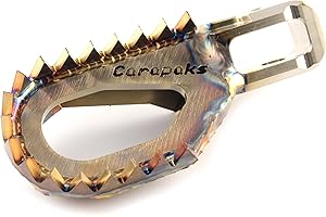 CARAPAKS Poggiapiedi Pedane moto adatte per BETA 2020-2024 (5 mm giù 10 mm posteriore)