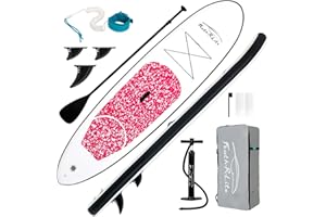 FEATH-R-LITE 10' &11' Inflatable Ultra-Light Stand Up Paddle Board for All Skill Levels Included with SUP, Adj Paddle, Pump, Backpack, Leash