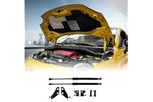 ‎KUNGKIC KUNKGIC Gasgeladene Hubstütze der vorderen Motorhaube Für Fiat 500 500c 500e Abarth 595 695 Motorhaube Hydraulische Stützstange Hubstange 8 Stück (Schwarz)