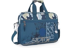 SKPAT - Cartera Extraescolares Niña - Maletin Escolar Infantil con Doble Asa, Ajustable - Mochila Bandolera Escolar Niña Ligera - Maletín Escolar Infantil para Colegio 133906