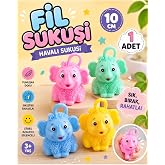 SEVİMLİ FİL HAVALI SUKUŞİ SQUISHY STRES OYUNCAĞI YUMUŞAK OYUNCAK 10 CM