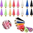 Lusofie 16Pcs Nail Rhinestones Picker Wax Replacement Head Tips Rhinestone Picker Tool Wax Tip for Nail Dotting Pen to Pick Up Nail Gem Jewelry(8 Colors)