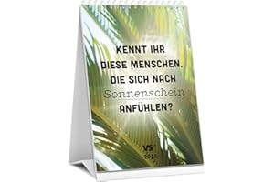 ‎VISUAL STATEMENTS Visual Statements - Tischkalender "Freundschaft" 2024 - A5 Monatskalender zum Aufstellen - emotionale & schöne Sprüche