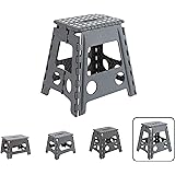 ARREGUI TB-039-G Tabouret Pliant Multiusage, Marchepied, 39 cm de Hauteur, Gris