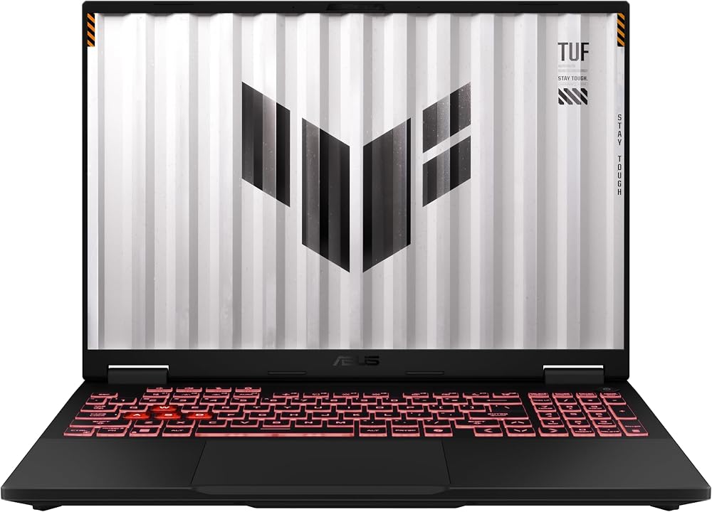 ASUS TUF Gaming A16 FA608UHI-TU277 - Gaming Dizüstü Bilgisayar AMD Ryzen 7 260 3.8GHz| NVIDIA GeForce RTX 5050 8GB | 16GB DDR5 RAM | 512GB SSD | 16 inç FHD 1920x1200 165Hz | DOS