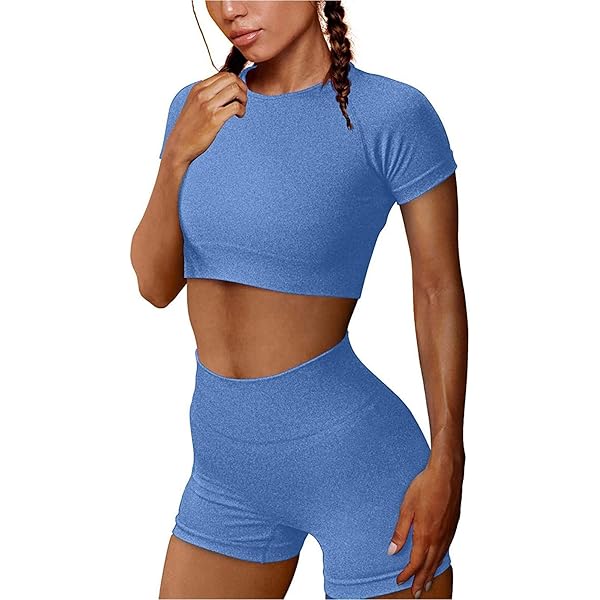 Pantaloncini Donna Ducomi Ade - Shorts Sportivi Vita Alta Per Yoga, Fitness E Running - Foto 3