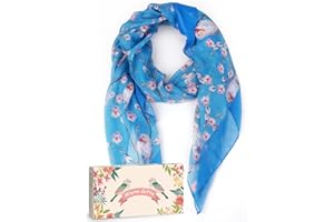 HIGHEVER Christmas Gifts for Women Ladies Scarf: Stocking Fillers Women Robin Gifts for Women Scarves Wraps Bird Gifts for Women, Womens Scarf Gifts for Women UK Ladies Gifts for Mum Secret Santa Gifts for Her