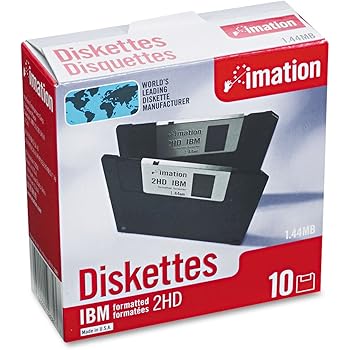 Memorex MF2HD Lot de 10 disquettes haute densité 3,5" avec boîte en