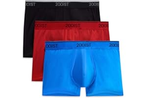 2(X)IST 2(X) IST Kufry męski Cotton Stretch No Show Trunk 3-Pack