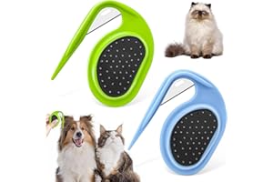 NHYDZSZ Coupe Noeud Chat Poil Long, 2 Pièces Coupe Noeud Chat, Peigne Chat, Brosse pour Chien à Poils Longs, Peigne D'épilation pour Chiens et Chats pour Éliminer les Poils Emmêlés et Lâches