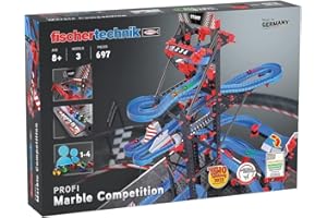 fischertechnik Pista per Biglie Marble Competition 564070 – kit di costruzione per bambini, gioco educativo a partire da 8 anni