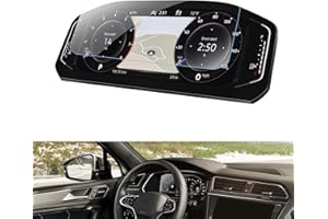 WEIPIN Compatible con V W T-Cr oss/T*Roc/Ti-guan 2/Polo MK6/Art eon 2/Pa-ssat B8 10,25 pulgadas Digital Cockpit Protector de pantalla de instrumentos Protector de pantalla Accesorios