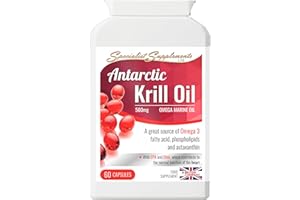 Specialist Supplements Antarctic Krill Oil, 60 Gel Capsules