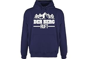 Shirtracer - Hoodie Herren Pullover Männer - Skiurlaub Apres Ski - Der Berg Ruft