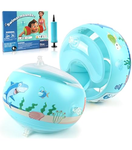 Brassards De Piscine Licorne – Triple Chambre à Air – Pour Enfants De 1 à 6 Ans (6–18 Kg) – Confort Et Sécurité – Rose