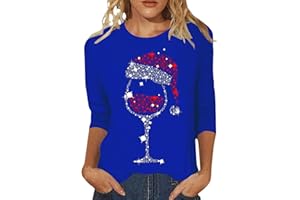 BAUENIEROY Christmas Jumpers for Women Uk Glitter Winter Xmas Printed Sweatshirt Ladies Fleece Jumper Tops Long Sleeve Crewneck Sweaters Oversized Outfits Pullover Novelty Funny Fashion Womens Hoodies Clothing