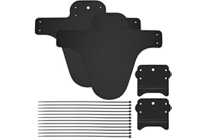 TOOINKCV 4 Pezzi Parafanghi per Bici, Parafango MTB Anteriore e Posteriore Parafanghi, Bicicletta Parafango con 10 Fascette Cavi per Ciclismo/Corsa/Mountain Bike